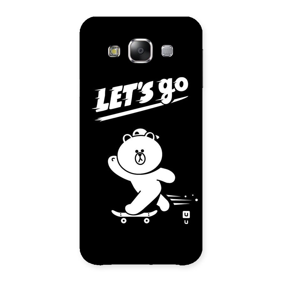 Lets Go Art Back Case for Samsung Galaxy E5