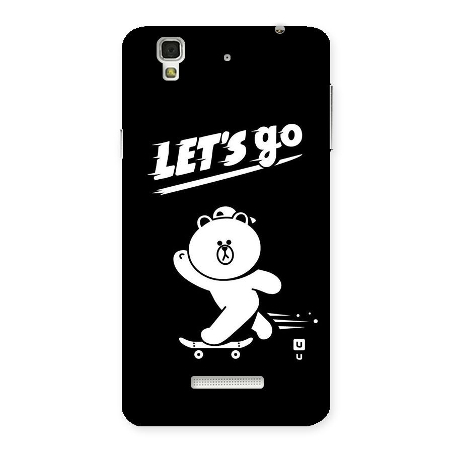Lets Go Art Back Case for YU Yureka Plus