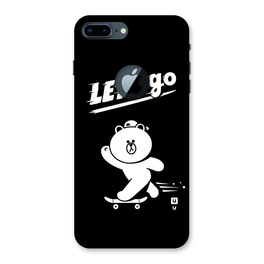 Lets Go Art Back Case for iPhone 7 Plus Logo Cut