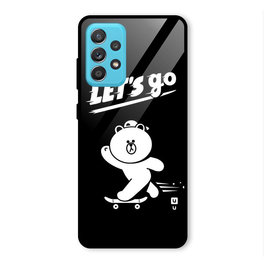 Lets Go Art Glass Back Case for Galaxy A52