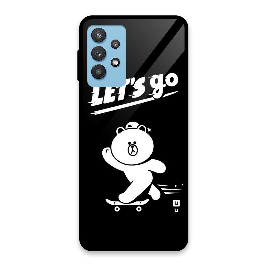 Lets Go Art Glass Back Case for Galaxy M32 5G