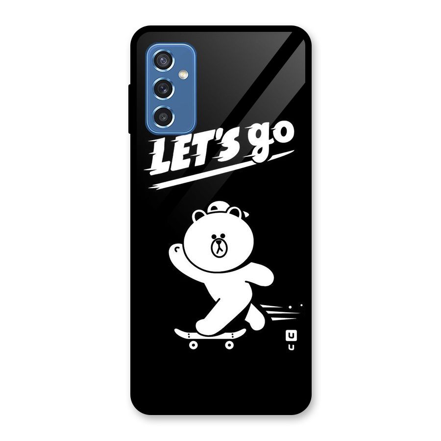 Lets Go Art Glass Back Case for Galaxy M52 5G
