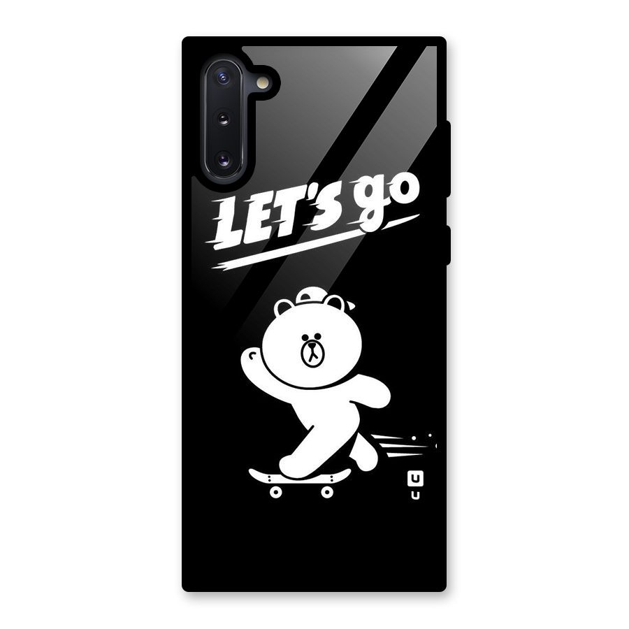 Lets Go Art Glass Back Case for Galaxy Note 10