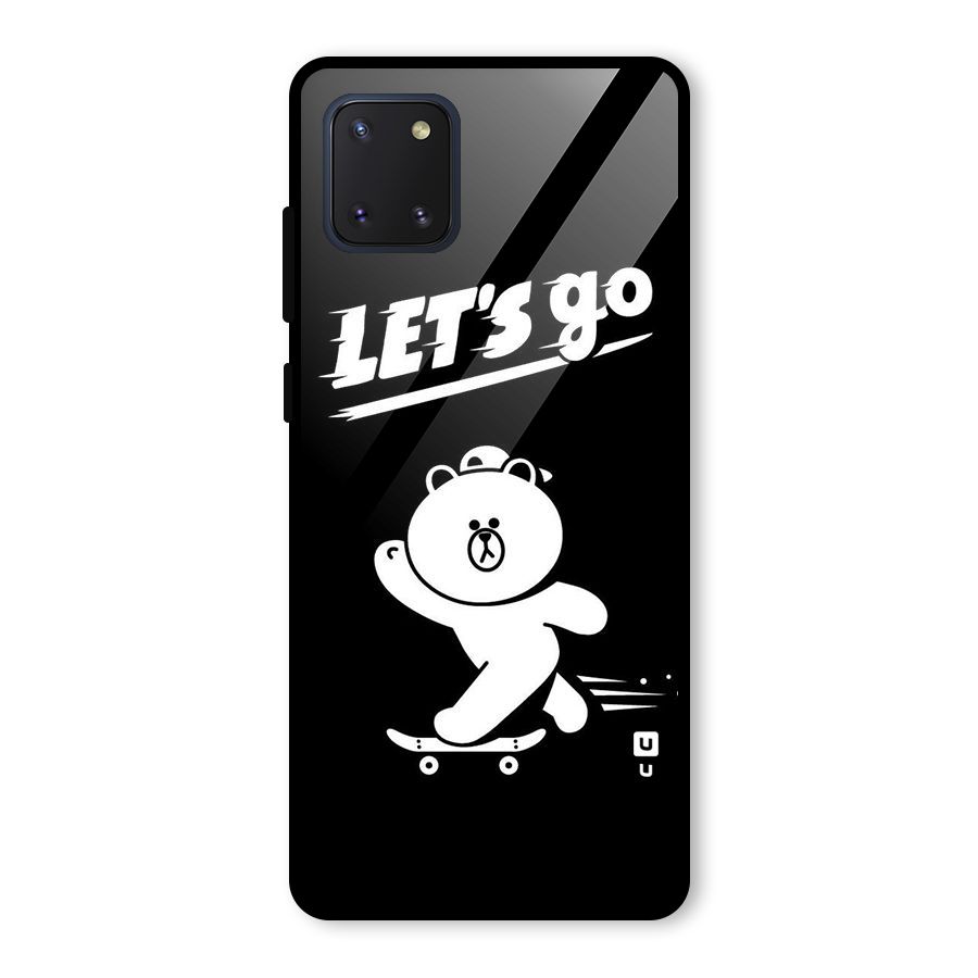 Lets Go Art Glass Back Case for Galaxy Note 10 Lite