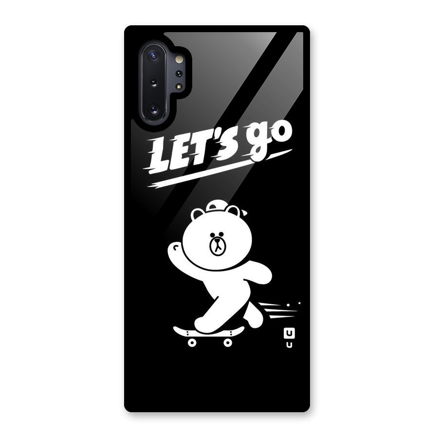 Lets Go Art Glass Back Case for Galaxy Note 10 Plus