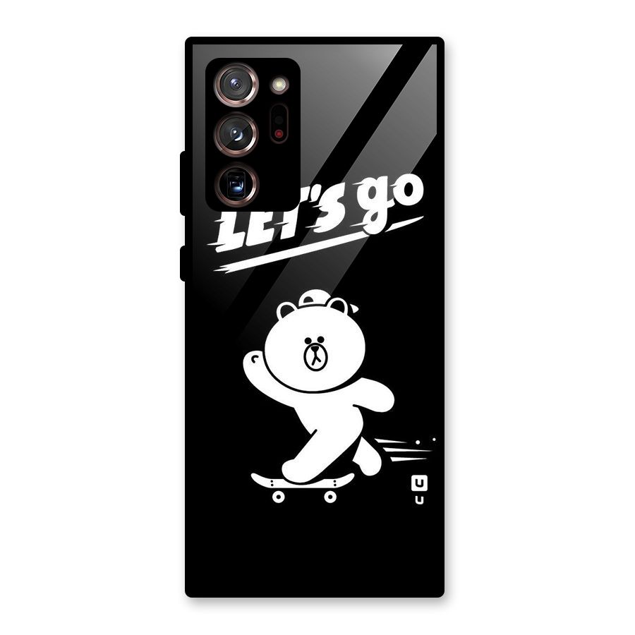 Lets Go Art Glass Back Case for Galaxy Note 20 Ultra