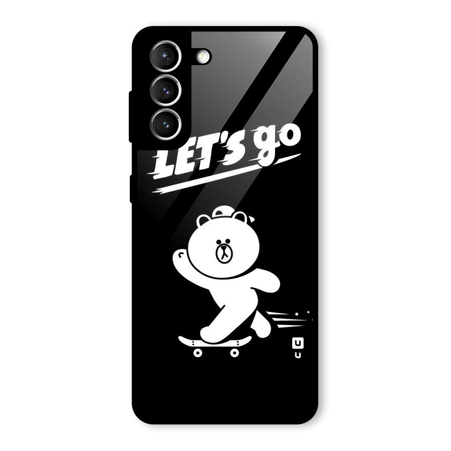Lets Go Art Glass Back Case for Galaxy S21 5G