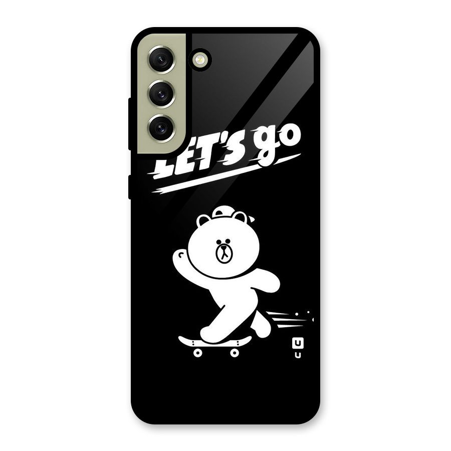 Lets Go Art Glass Back Case for Galaxy S21 FE 5G
