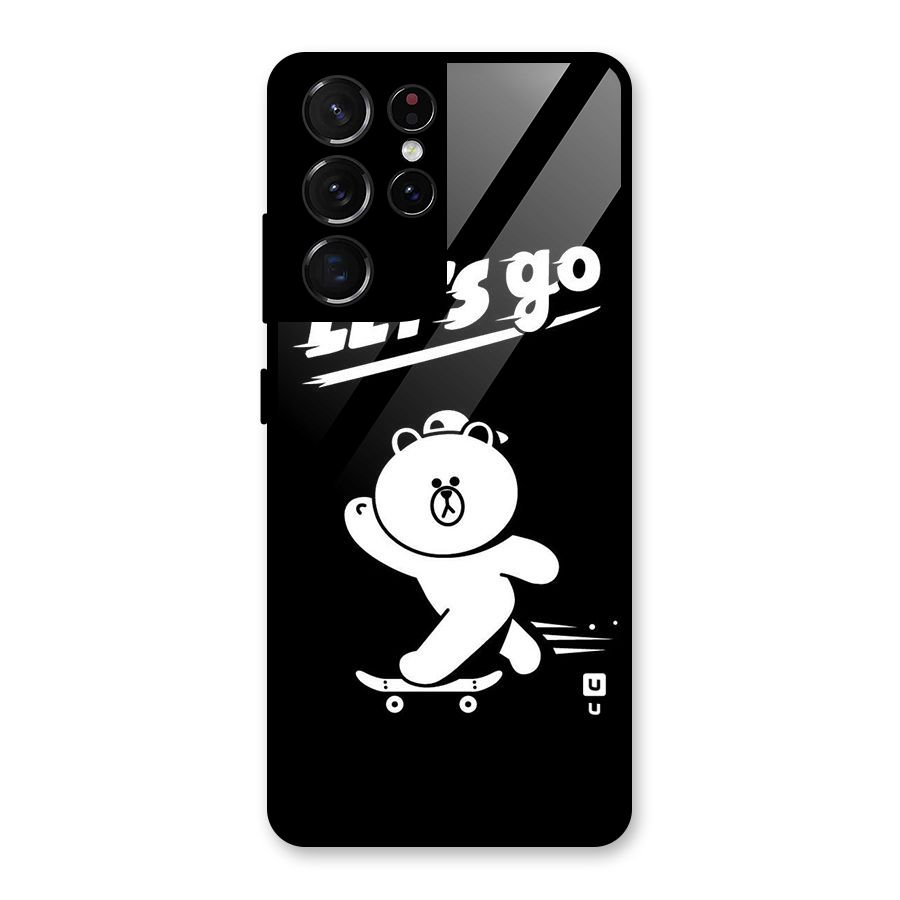 Lets Go Art Glass Back Case for Galaxy S21 Ultra 5G