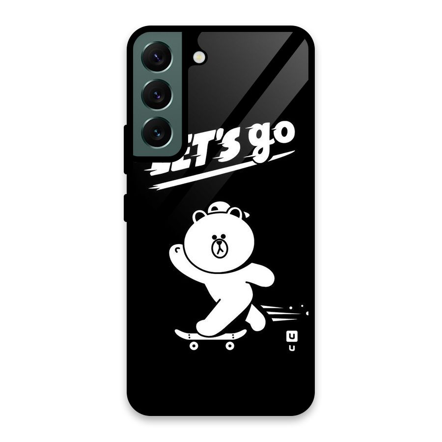 Lets Go Art Glass Back Case for Galaxy S22 5G