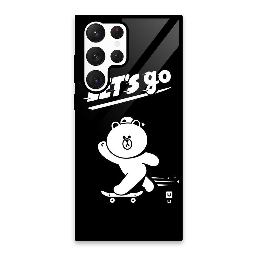 Lets Go Art Glass Back Case for Galaxy S22 Ultra 5G