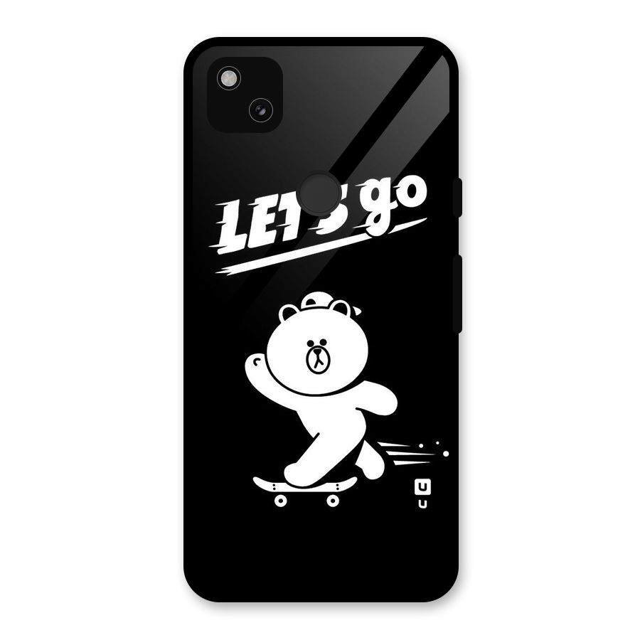 Lets Go Art Glass Back Case for Google Pixel 4a