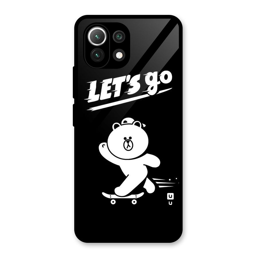 Lets Go Art Glass Back Case for Mi 11 Lite
