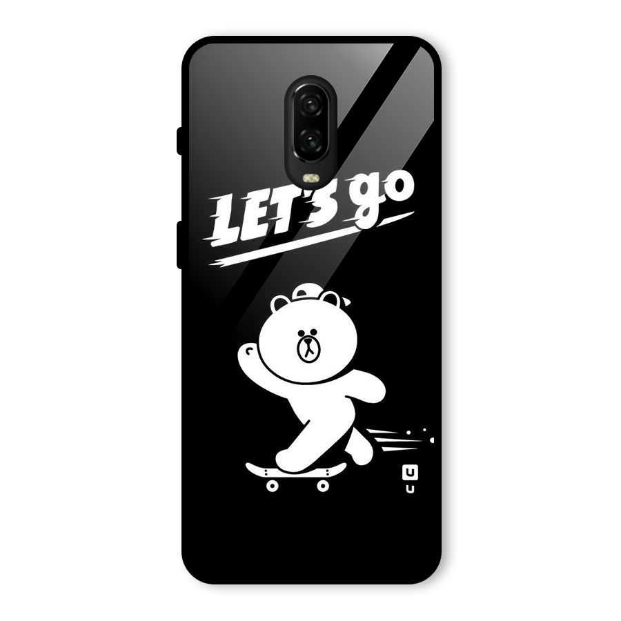 Lets Go Art Glass Back Case for OnePlus 6T