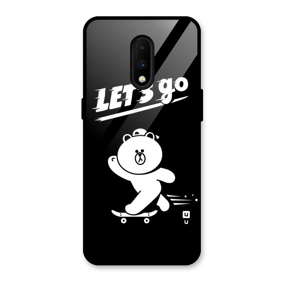 Lets Go Art Glass Back Case for OnePlus 7