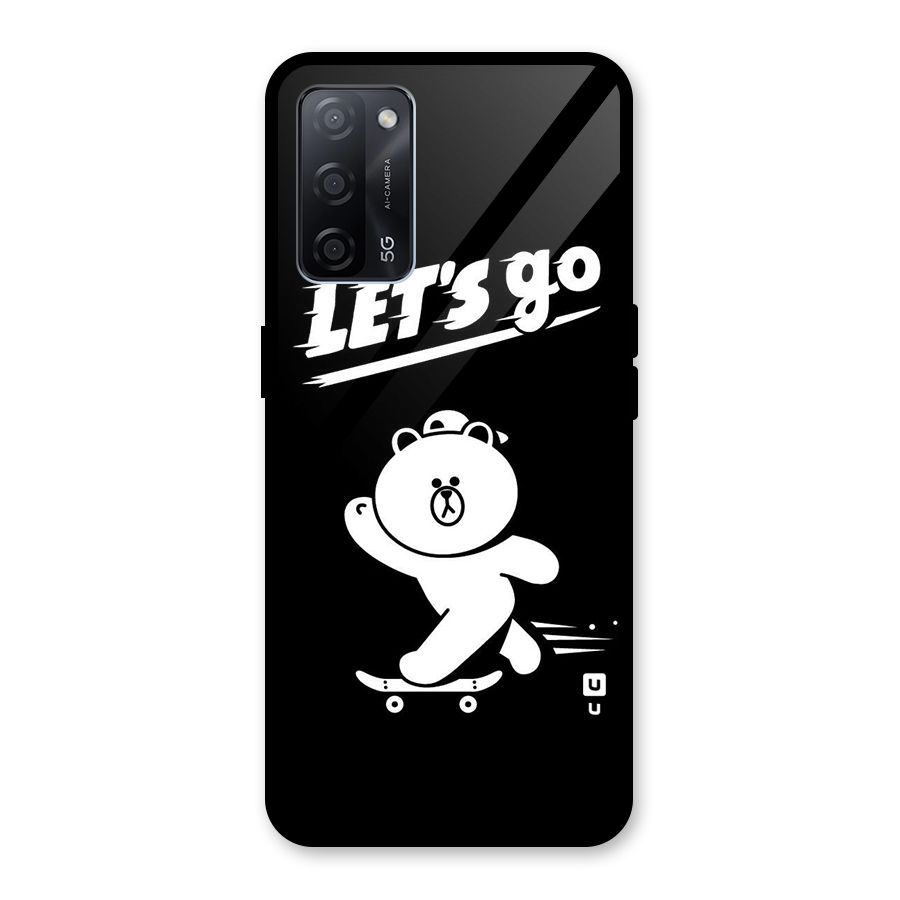 Lets Go Art Glass Back Case for Oppo A53s 5G