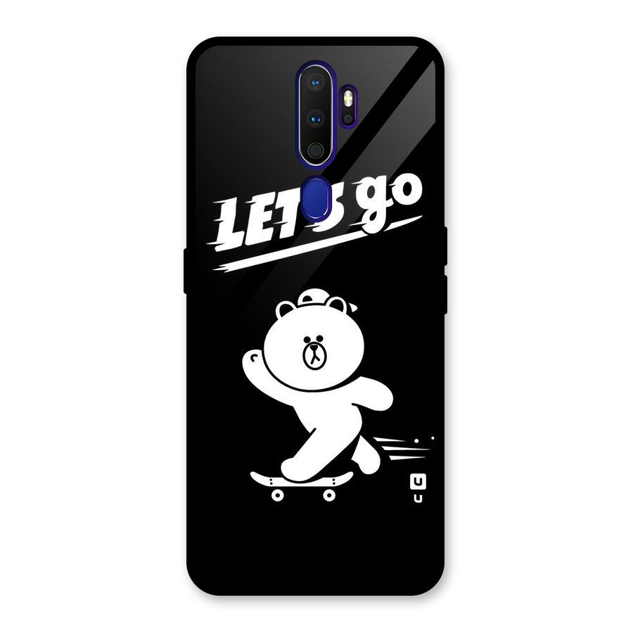 Lets Go Art Glass Back Case for Oppo A9 (2020)