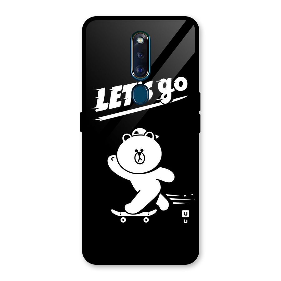 Lets Go Art Glass Back Case for Oppo F11 Pro