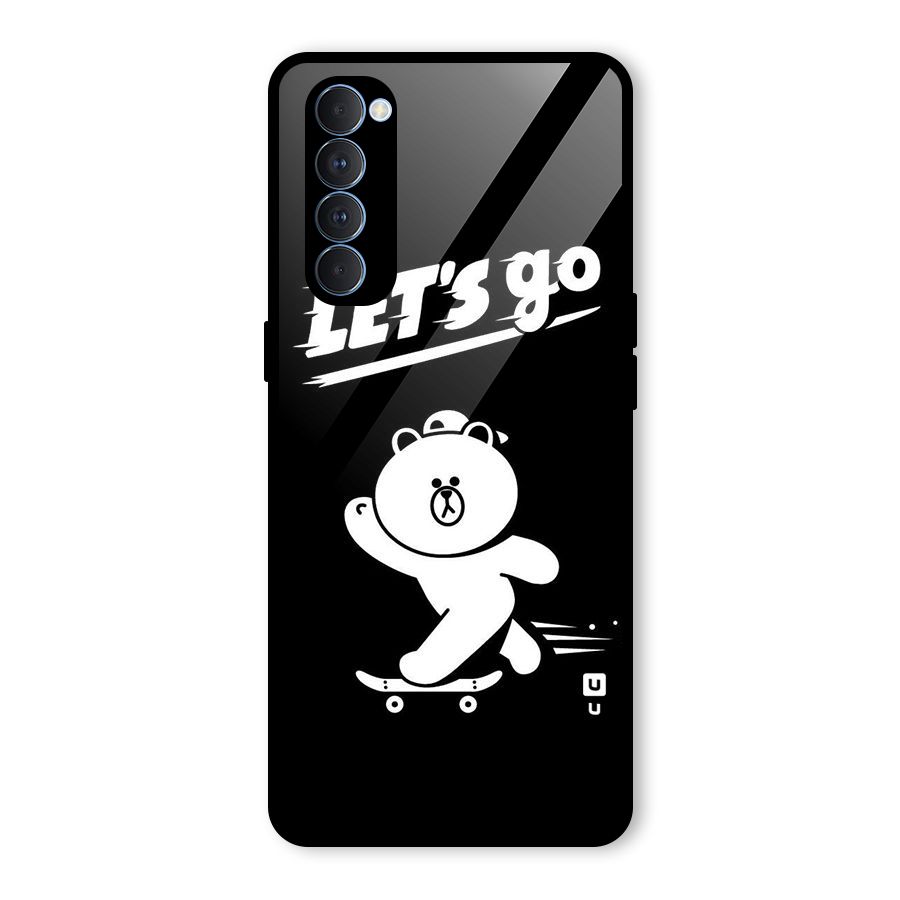 Lets Go Art Glass Back Case for Oppo Reno4 Pro