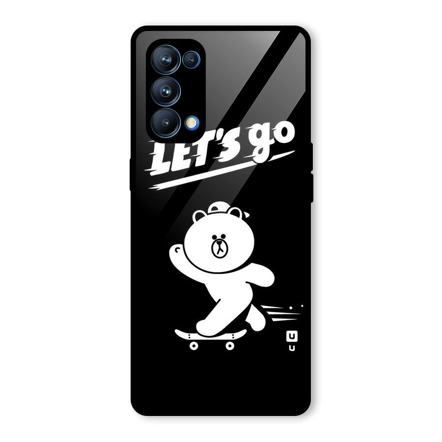 Lets Go Art Glass Back Case for Oppo Reno5 Pro 5G