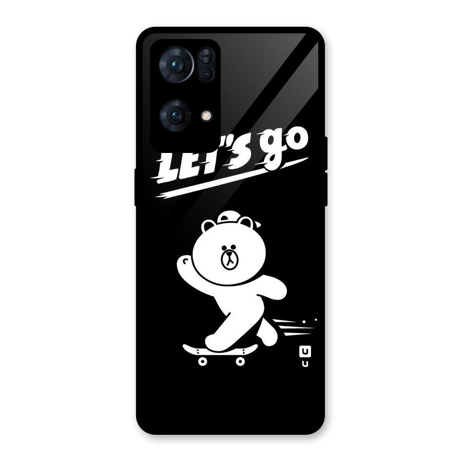 Lets Go Art Glass Back Case for Oppo Reno7 Pro 5G