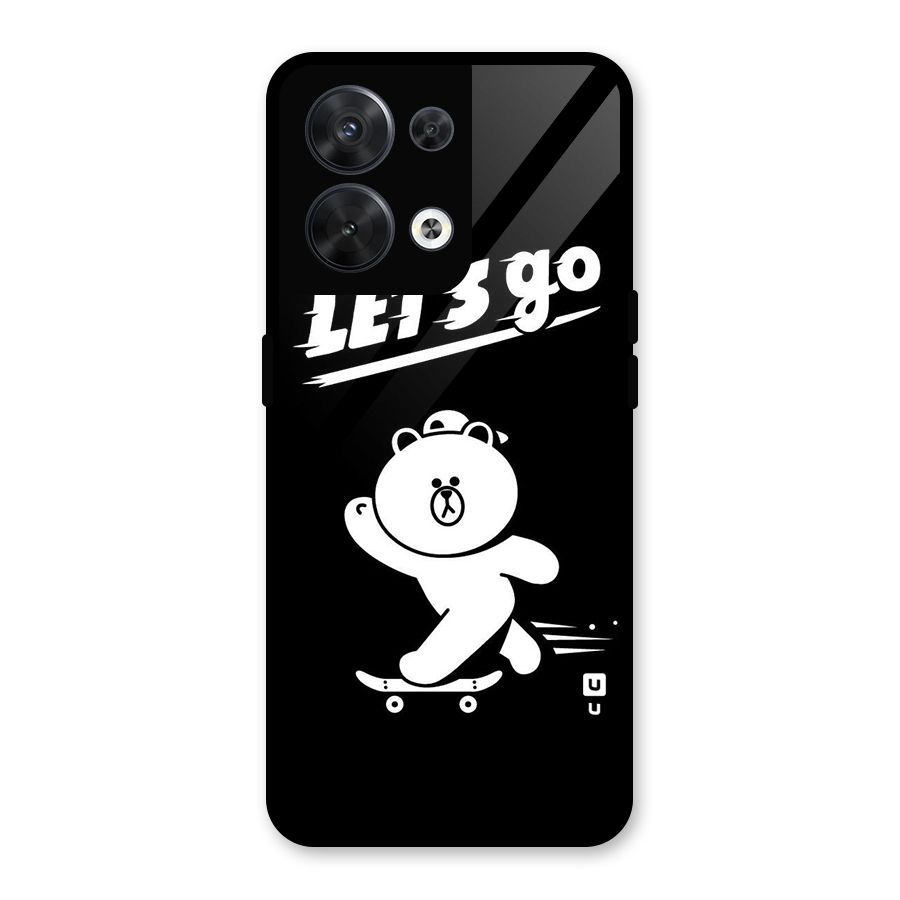 Lets Go Art Glass Back Case for Oppo Reno8 5G