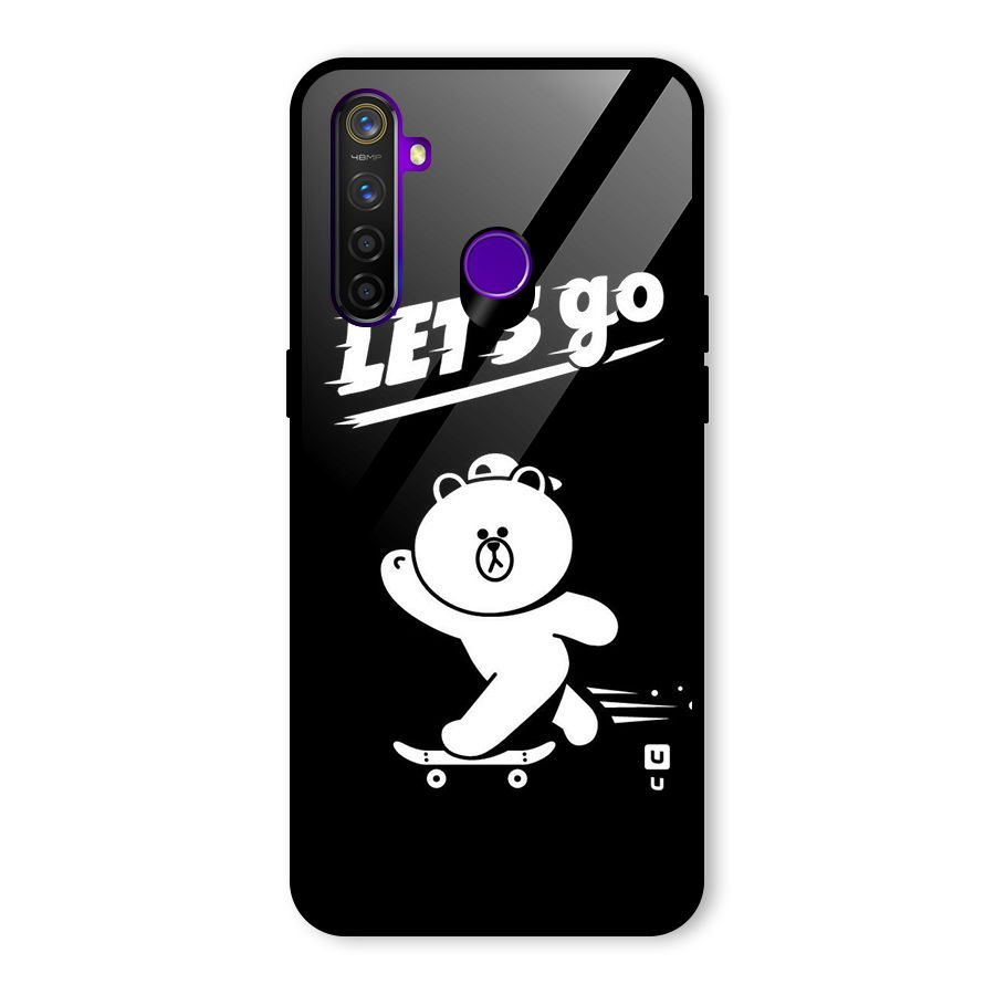 Lets Go Art Glass Back Case for Realme 5 Pro