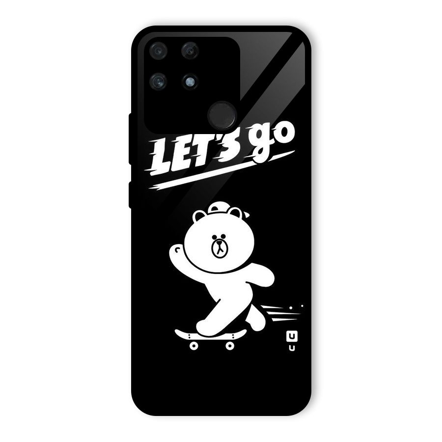 Lets Go Art Glass Back Case for Realme Narzo 50A