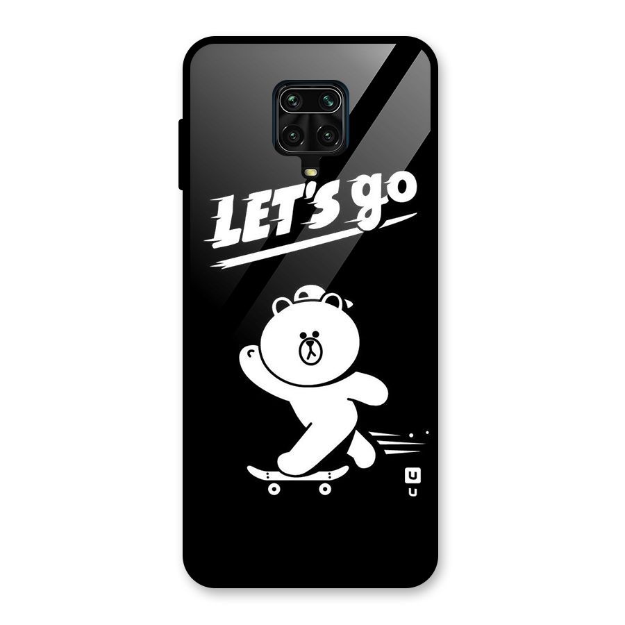 Lets Go Art Glass Back Case for Redmi Note 10 Lite