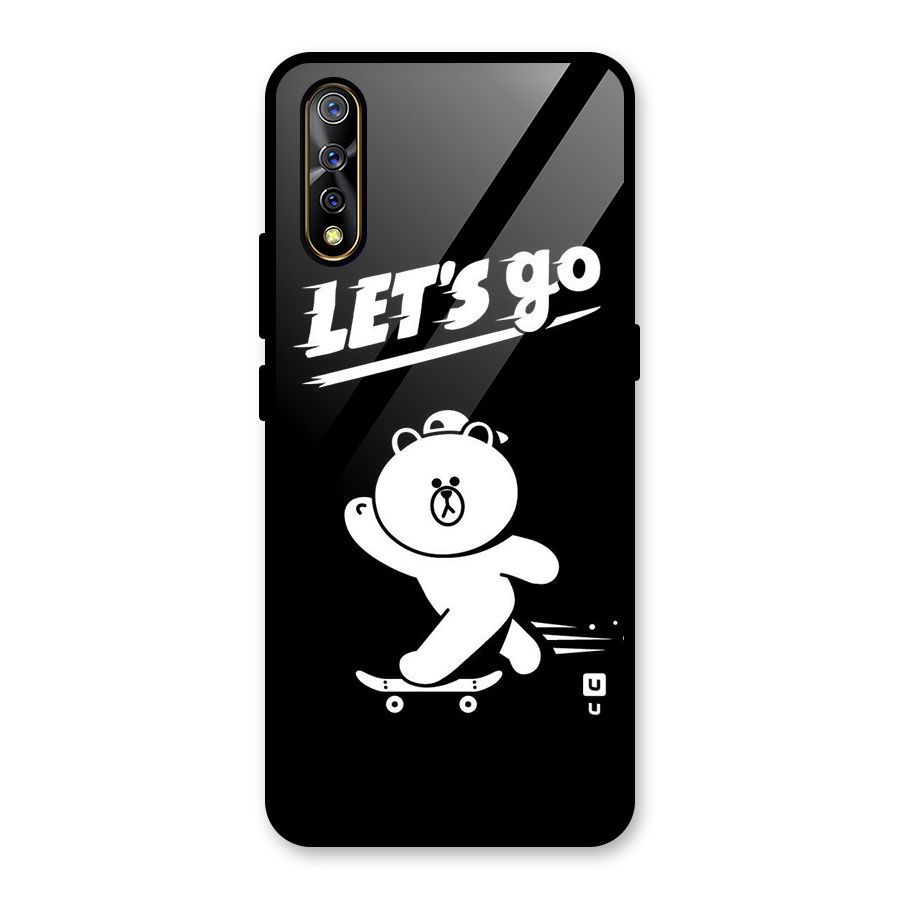 Lets Go Art Glass Back Case for Vivo S1