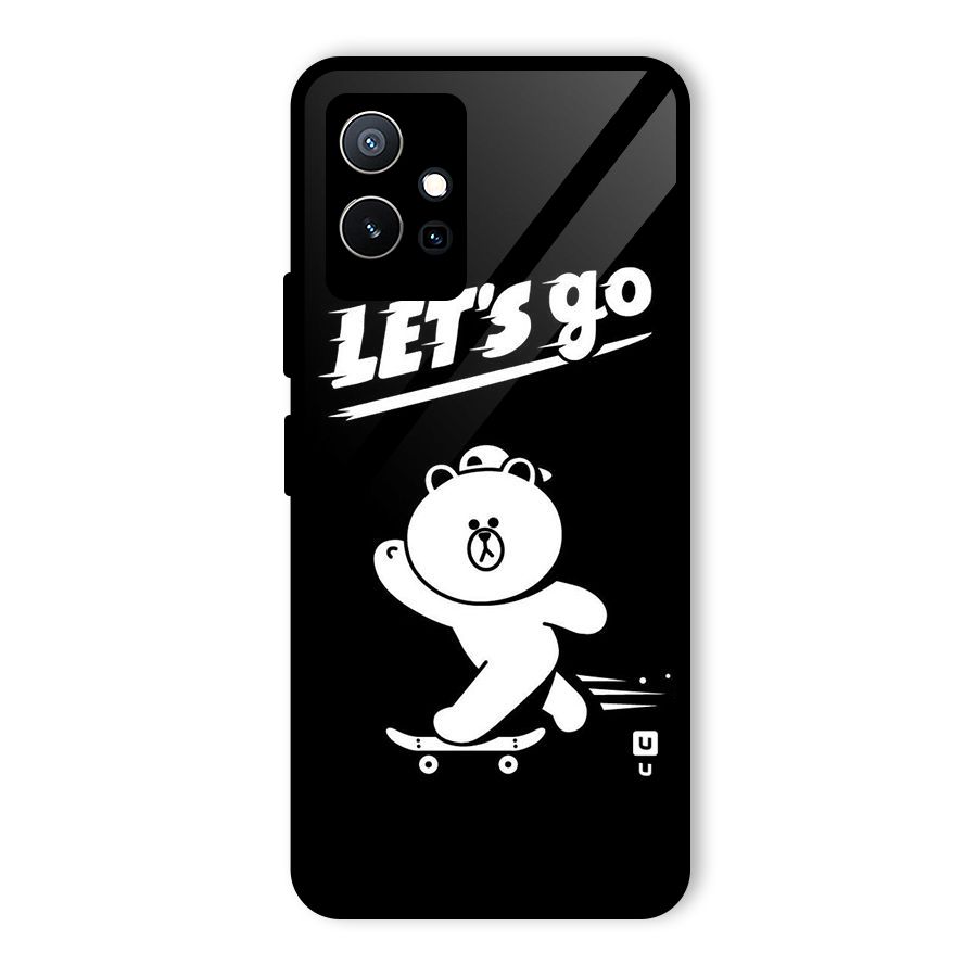 Lets Go Art Glass Back Case for Vivo T1 5G
