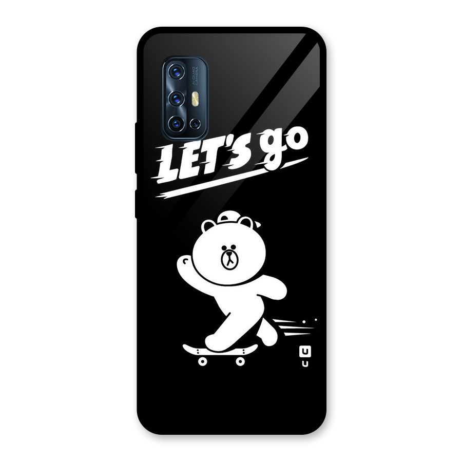 Lets Go Art Glass Back Case for Vivo V17