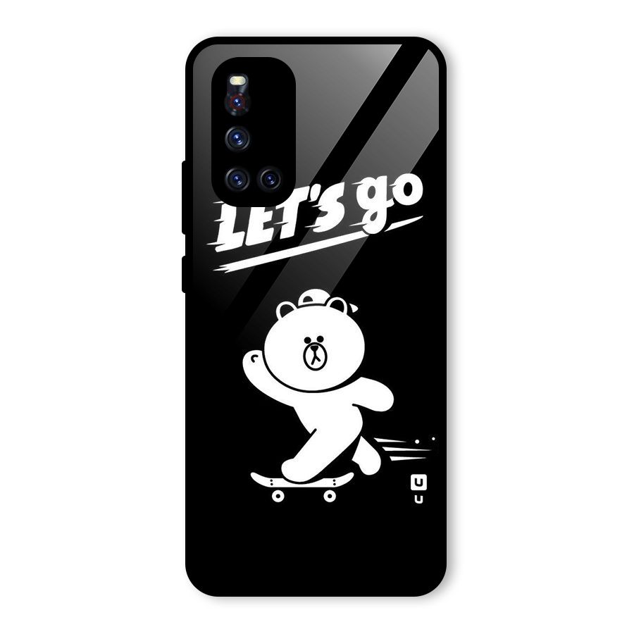 Lets Go Art Glass Back Case for Vivo V19