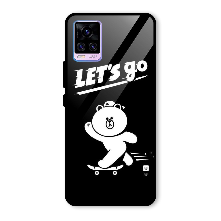 Lets Go Art Glass Back Case for Vivo V20 Pro