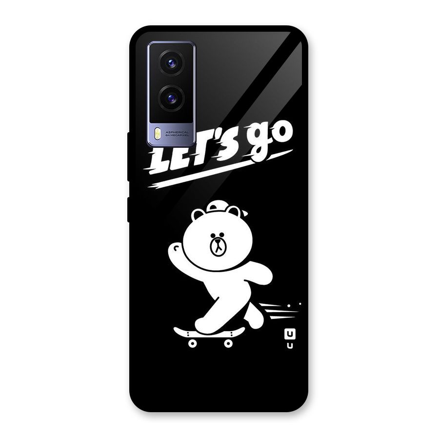 Lets Go Art Glass Back Case for Vivo V21e 5G