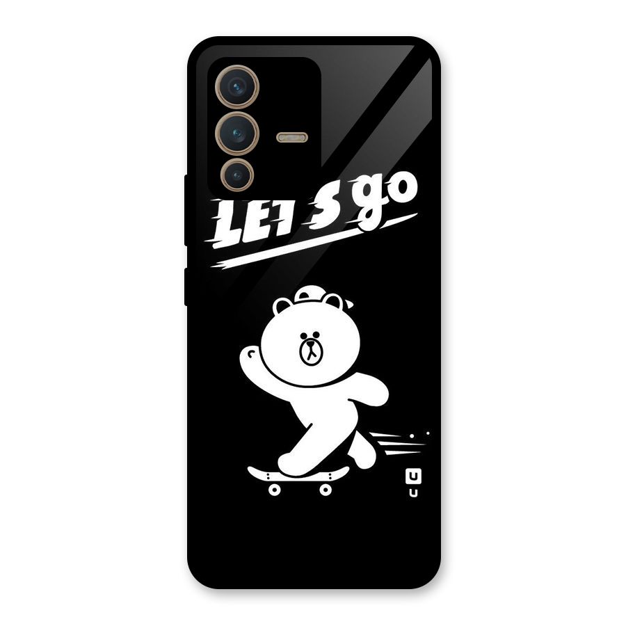 Lets Go Art Glass Back Case for Vivo V23 5G