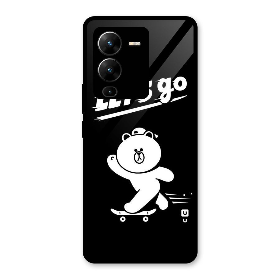Lets Go Art Glass Back Case for Vivo V25 Pro