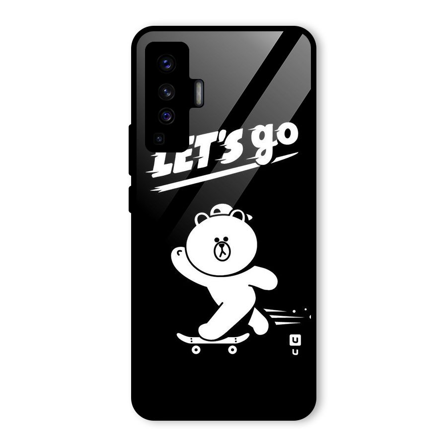 Lets Go Art Glass Back Case for Vivo X50