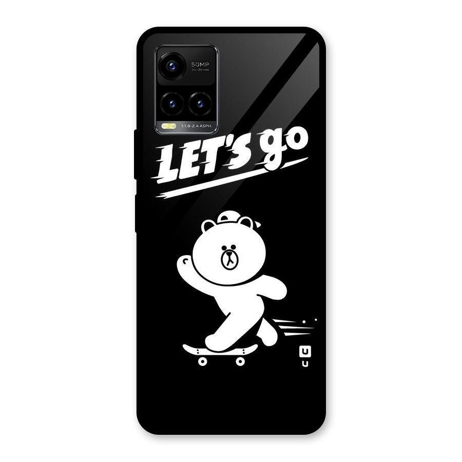 Lets Go Art Glass Back Case for Vivo Y21T