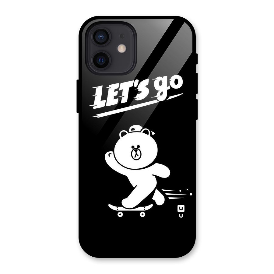 Lets Go Art Glass Back Case for iPhone 12
