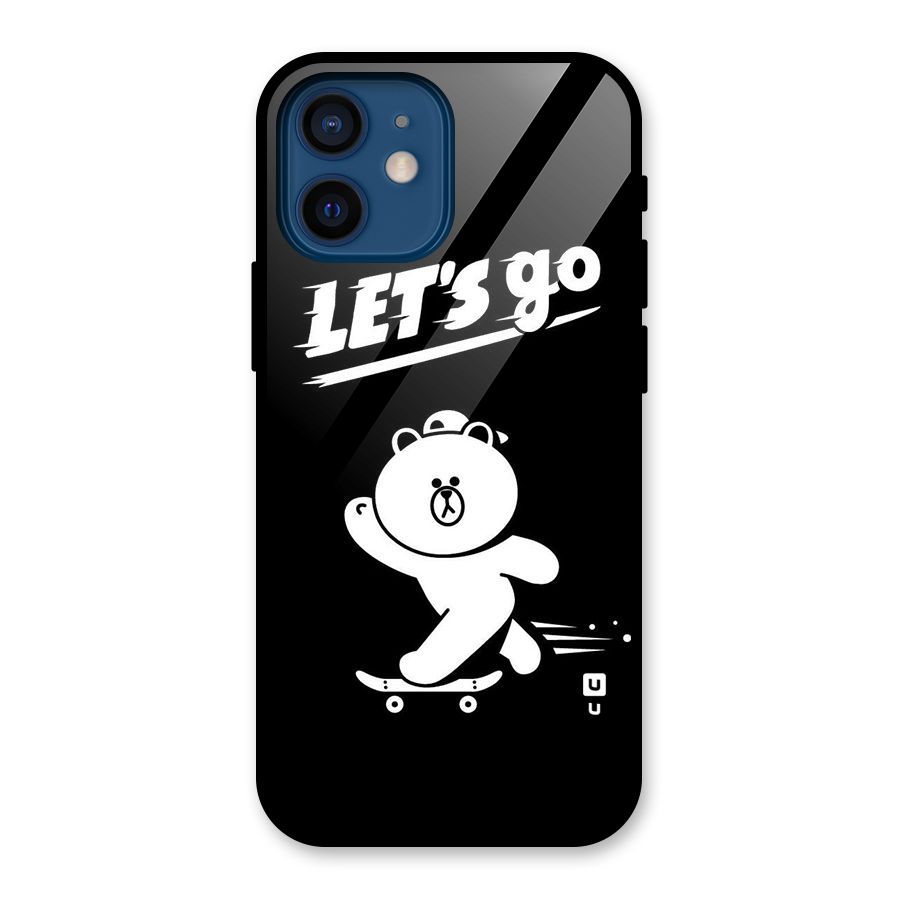 Lets Go Art Glass Back Case for iPhone 12 Mini