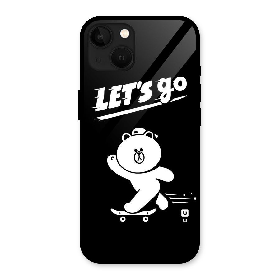 Lets Go Art Glass Back Case for iPhone 13