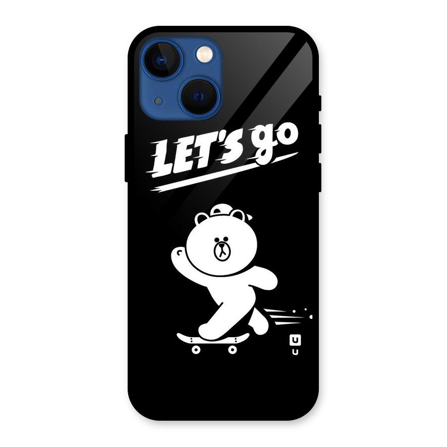 Lets Go Art Glass Back Case for iPhone 13 Mini