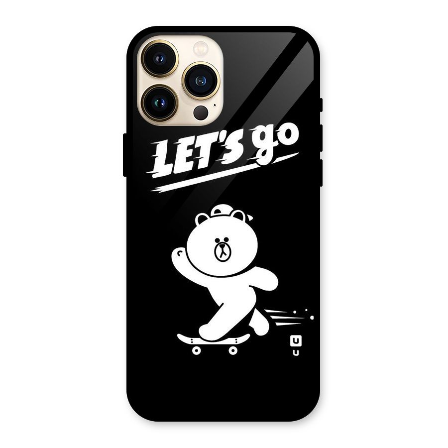 Lets Go Art Glass Back Case for iPhone 13 Pro Max