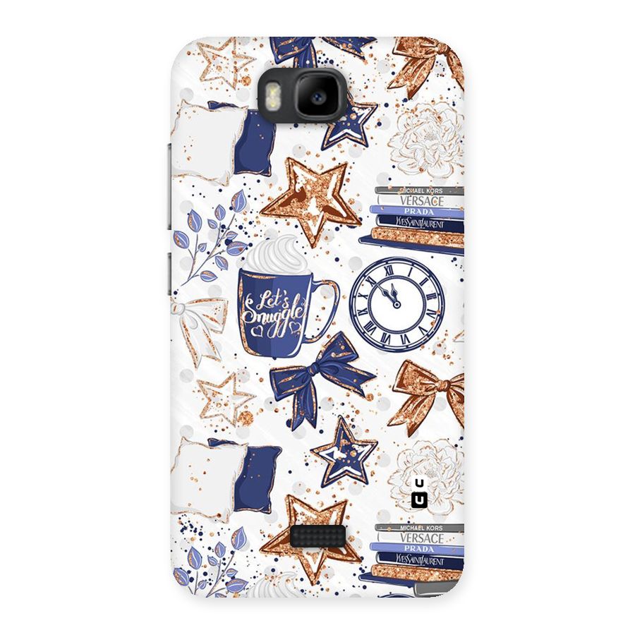 Lets Snuggle Back Case for Honor Bee