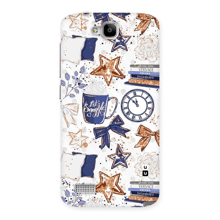 Lets Snuggle Back Case for Honor Holly
