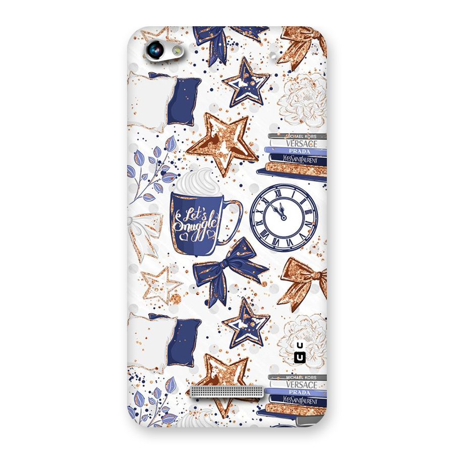 Lets Snuggle Back Case for Micromax Hue 2