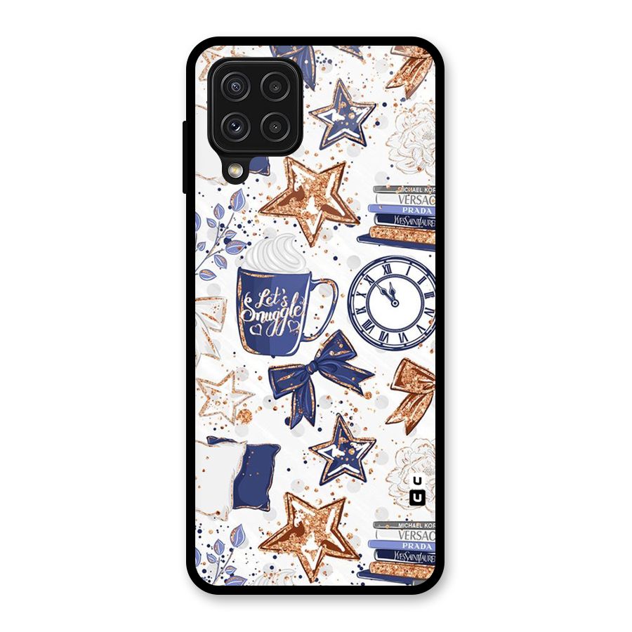 Lets Snuggle Glass Back Case for Galaxy A22 4G