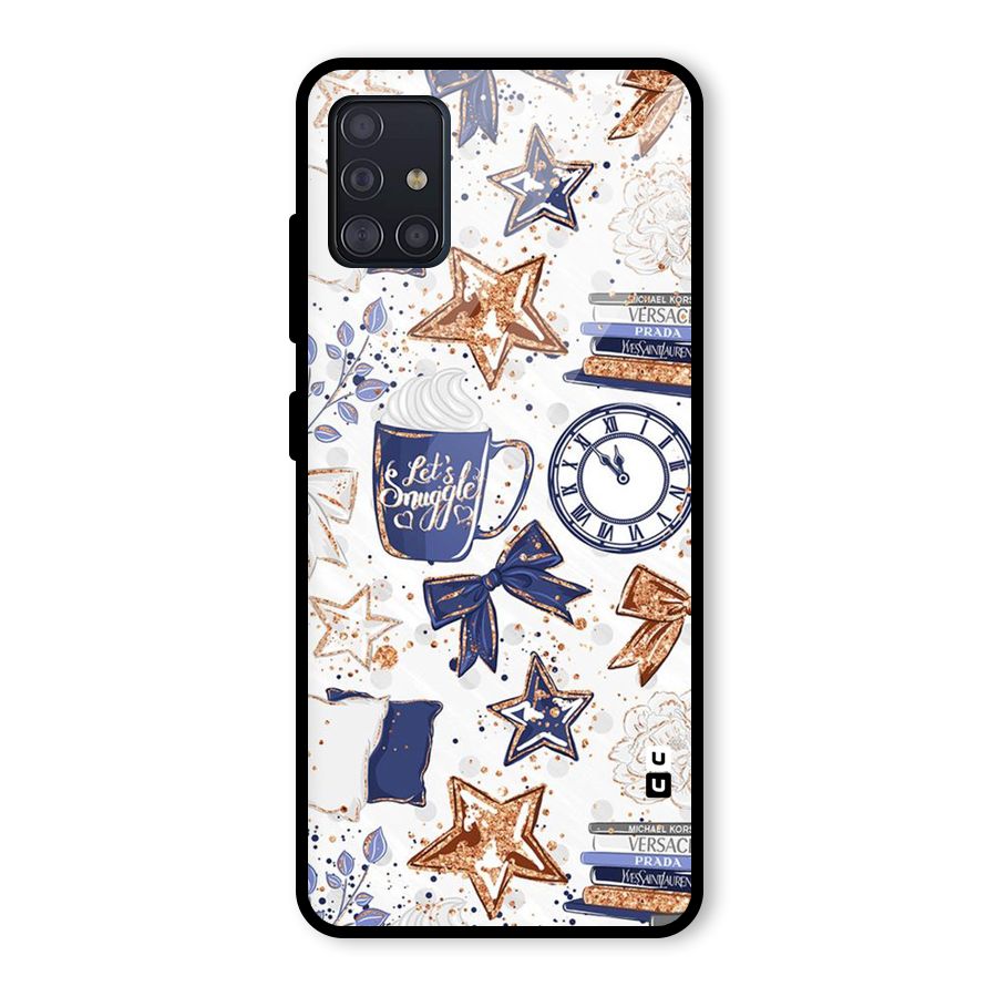 Lets Snuggle Glass Back Case for Galaxy A51