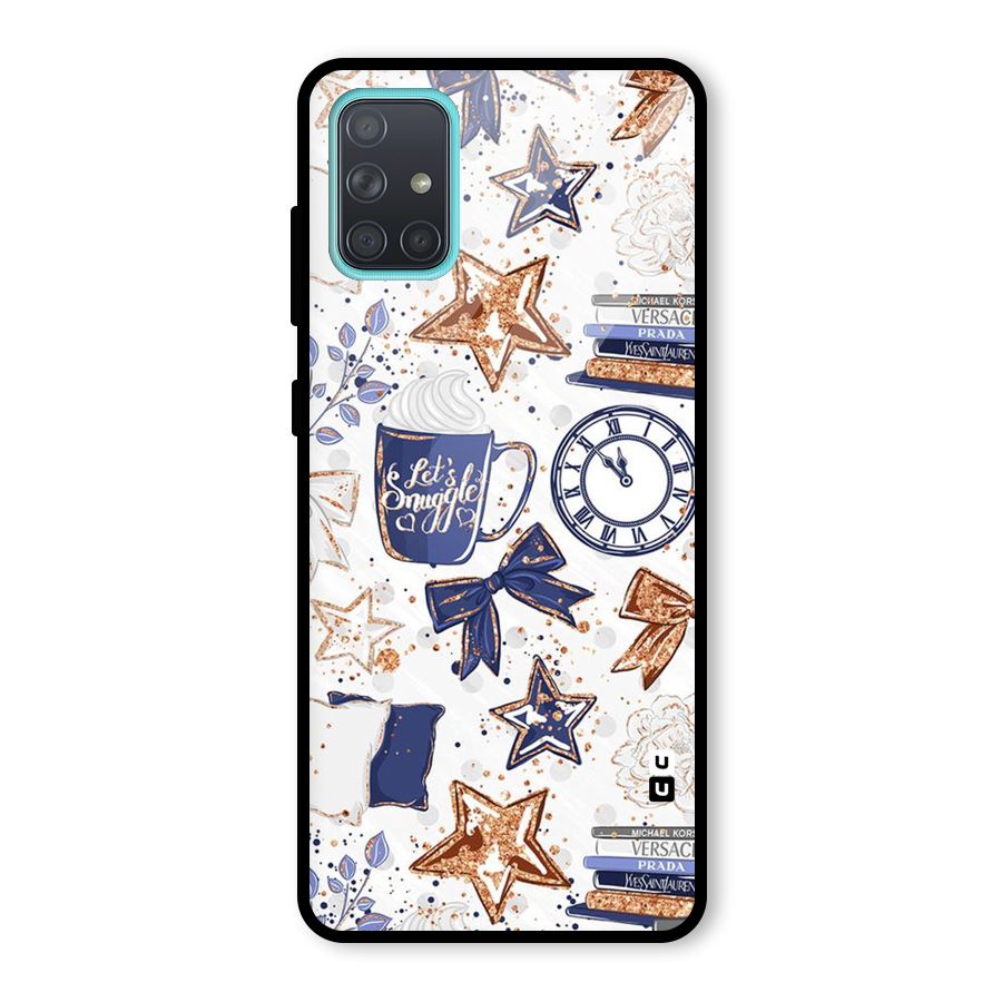 Lets Snuggle Glass Back Case for Galaxy A71